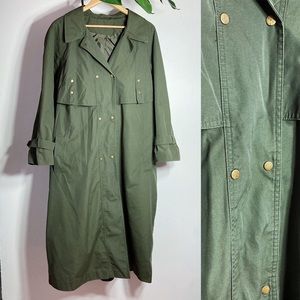 Oversized vintage trench coat